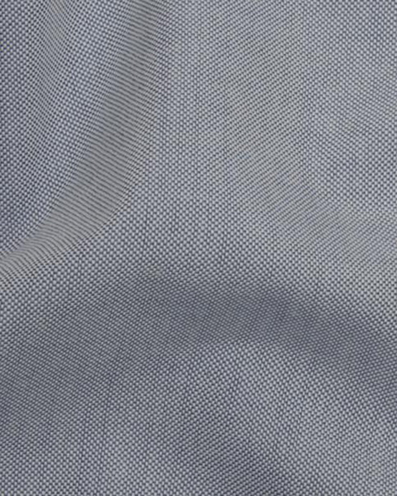 Oxford bleu marine sur blanc
