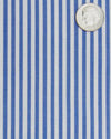 Classic Blue Pencil Stripes on White
