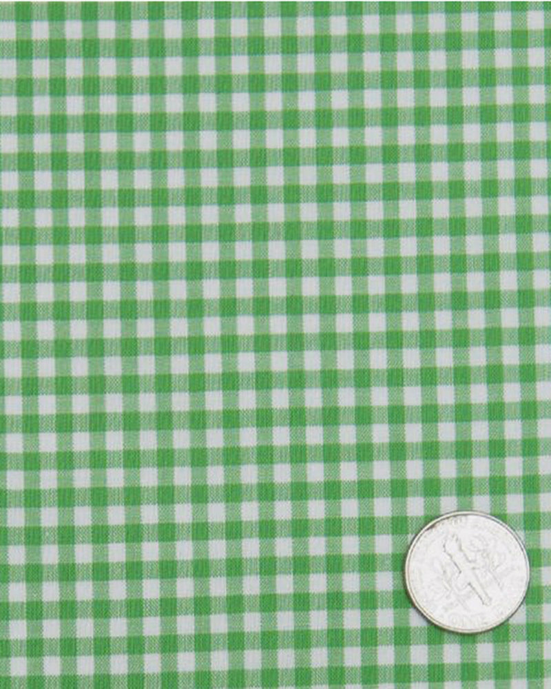 Lincon Green Gingham auf Weiß