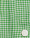 Lincon Green Gingham auf Weiß