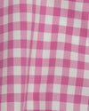 Bright Pink Bold Gingham on White