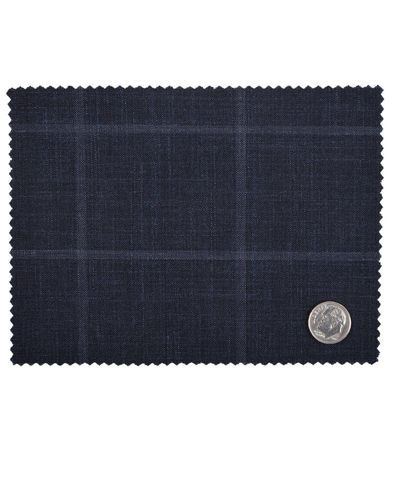 Loro Piana: Dunkelblaue Fensterscheibe