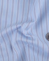 Rayures alternées bleu marine