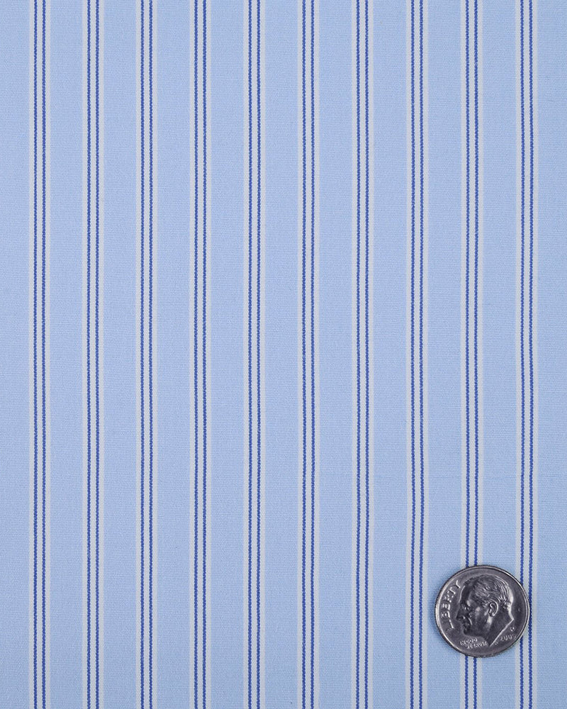 Rayures alternées bleu marine