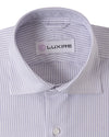 Alumo Heather Oxford lila Kleid Streifen
