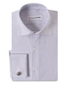 Alumo Heather Oxford lila Kleid Streifen