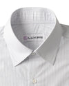 Alumo Light Grey And Light Blue Alternate Stripes