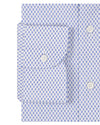Chemise imprimée diamant bleu