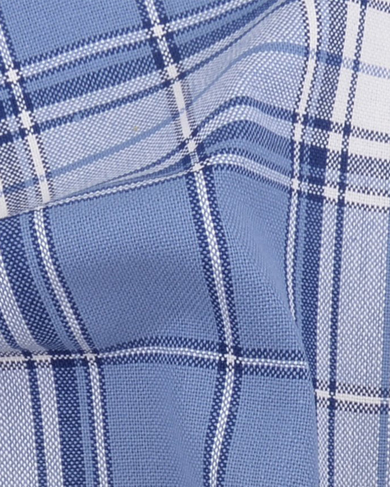 Shades Of Blue Madras-Karos