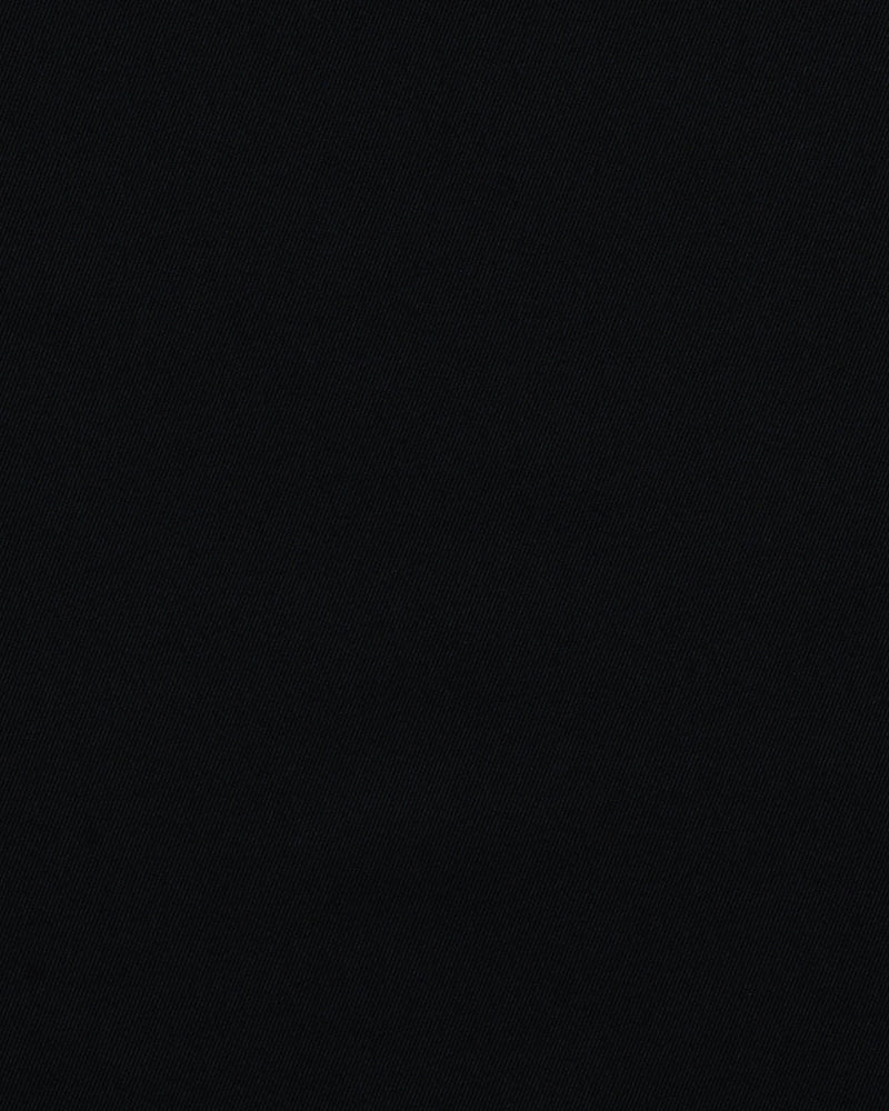 Midnight Black Dehnbare Chino