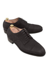 Nubuck Captoe Derby Schwarz