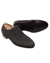 Nubuck Captoe Derby Schwarz