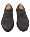Nubuck Captoe Derby Schwarz