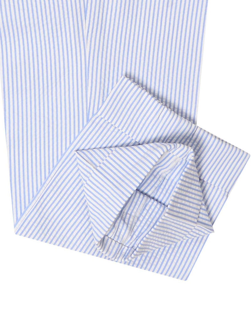 Minnis Blue Stripes Seersucker Hose