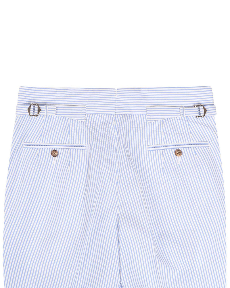 Minnis Blue Stripes Seersucker Hose