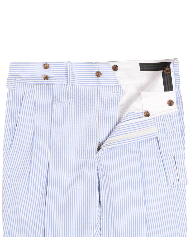 Minnis Blue Stripes Seersucker Hose
