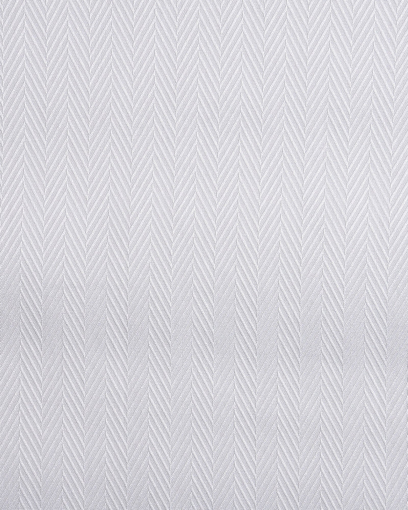 Brembana White Herringbone Shirt