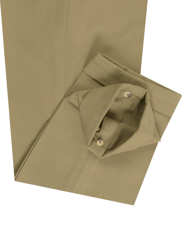 Brisbane Moss Khaki Schwerer Baumwolltwill