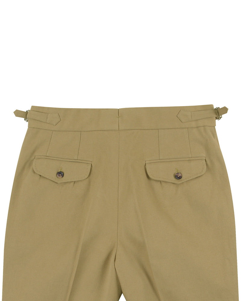 Brisbane Moss Khaki Schwerer Baumwolltwill