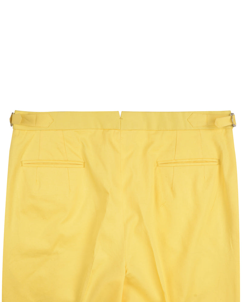 Brisbane Moss Lemon Yellow Twill