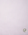 Chemise à rayures roses poudrés et blanches