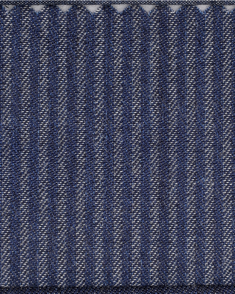 Canclini Blues: Blue Stripe Chambray