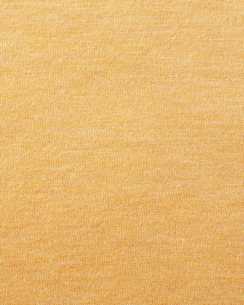 Canclini Ande: T-Shirt in Mattgelb