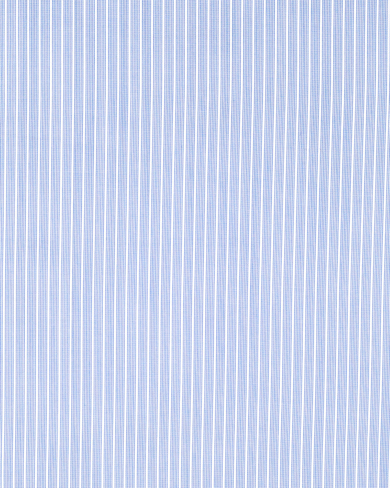 Blue White Striped Business Shirt