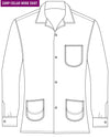 Chemise de travail en flanelle sergée Madras rose, noire et blanche