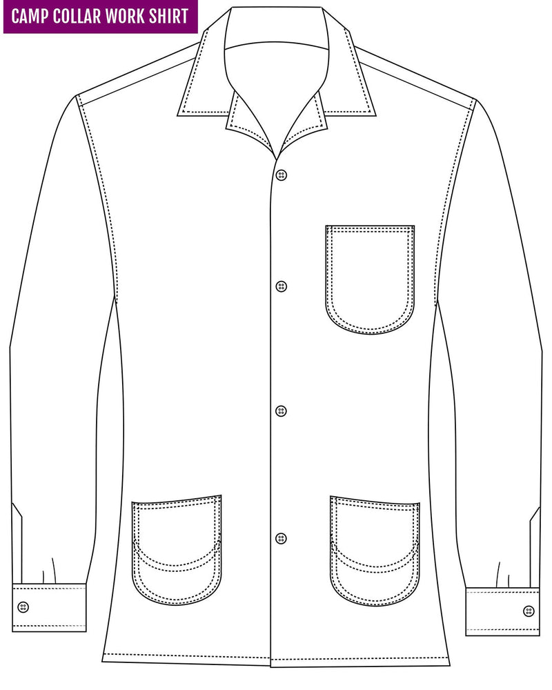 Chemise de travail en flanelle sergée Madras rose, noire et blanche