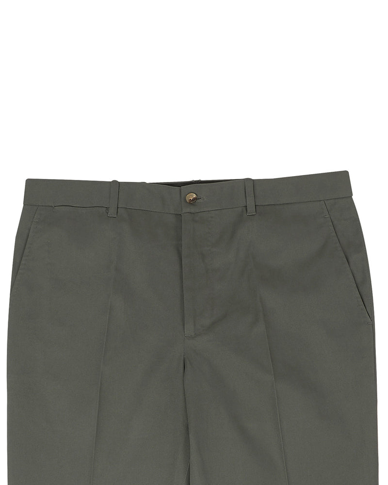 Rizinusgrüne Twill-Chino