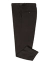 Chinos unis souples marron chocolat