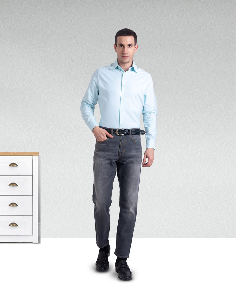 Classic Pale Blue Oxford Shirt