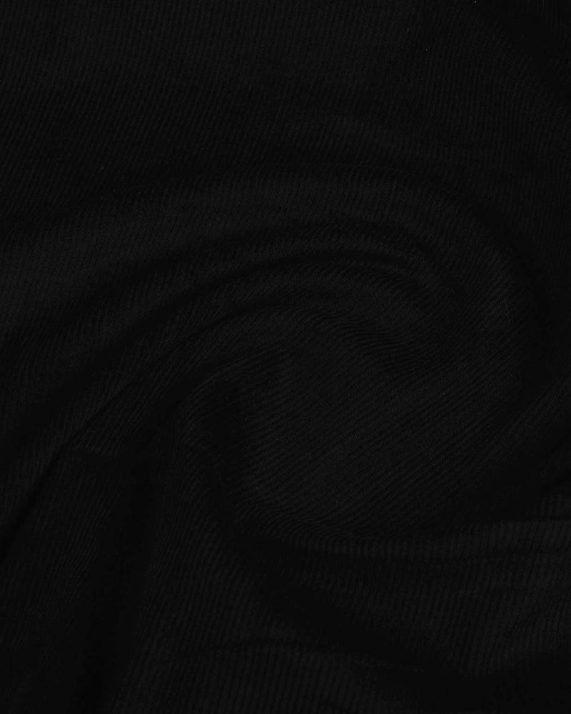 Corduroy: Black 15 Wale