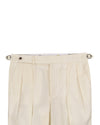 Cricket White Worsted Fox Flannel