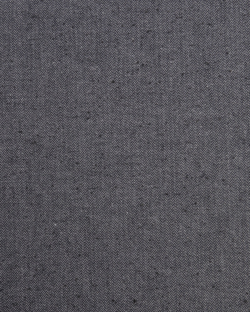 Noragi en chevrons gris indigo chiné