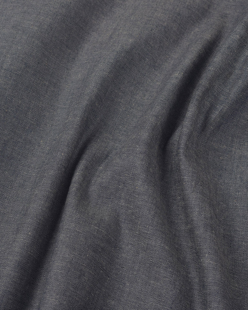 Chambray aus dunkelblauem Denim