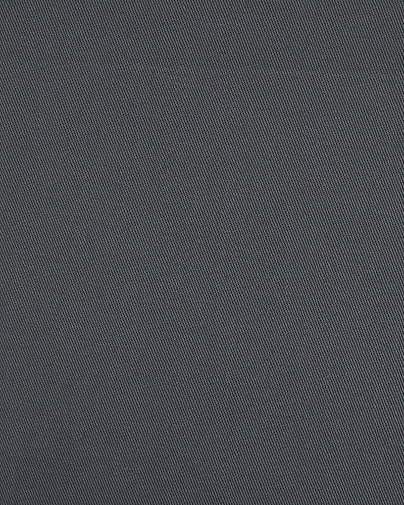 Chino aus stahlgrauem Twill