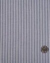 Navy Blue White Candy Stripes Seersucker