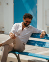 Pleated Pastel Pink Dress Pant