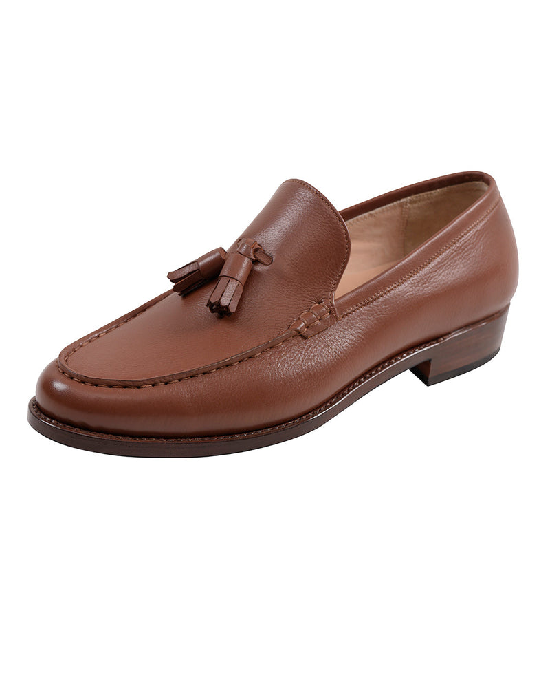 Loafer mit Quasten Hellbraun