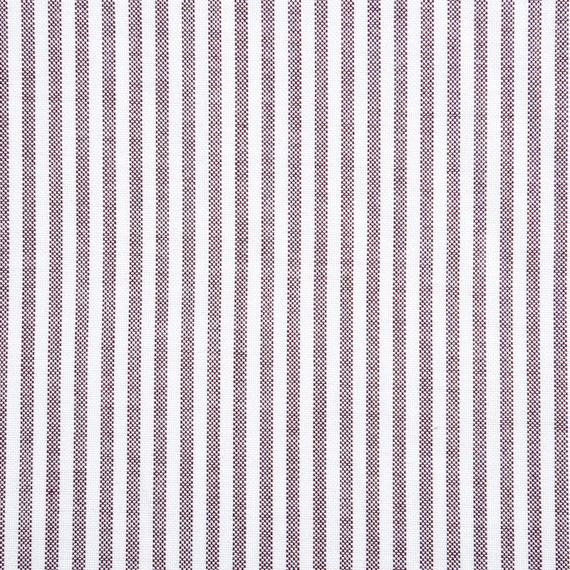 Maroon University Stripes Wrinkle Resistant Oxford Shirt