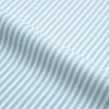 Ferozi Blue on White University Stripes Wrinkle Resistant Oxford Shirt