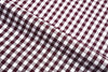 Maroon on White Broad Gingham Checks Shirt