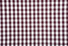 Maroon on White Broad Gingham Checks Shirt