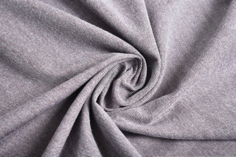 Kastanienbraunes Twill-Flanellhemd