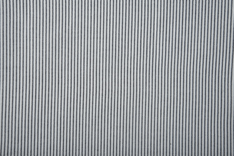 Black on White Pin Stripes