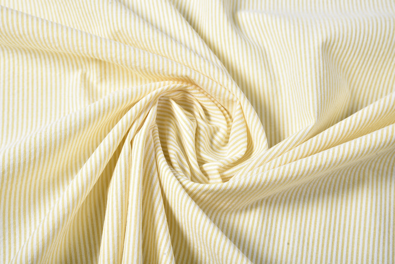 Yellow Dress Stripes  Seersucker