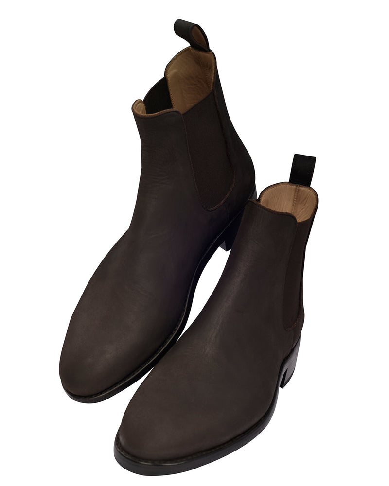 Chelsea Boots Nubuck Braun