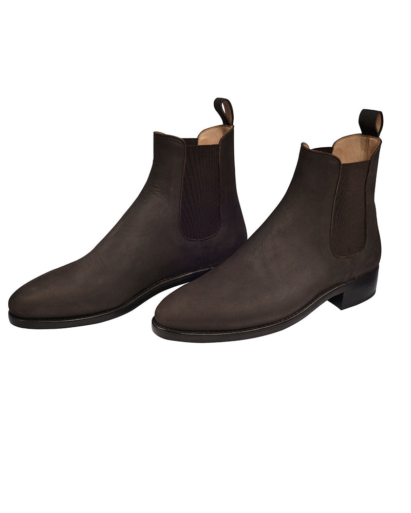 Chelsea Boots Nubuck Braun